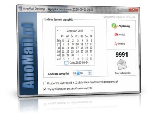 Wysyłka terminowa w programie AnoMail