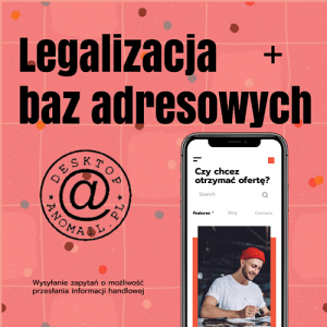 Legalizacja baz adresowych zebranych z internetu​