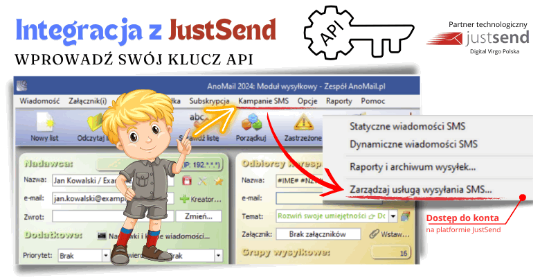 Panel zarządzania usługą SMS