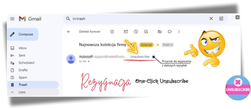 Rezygnacja One-Click Unsubscribe