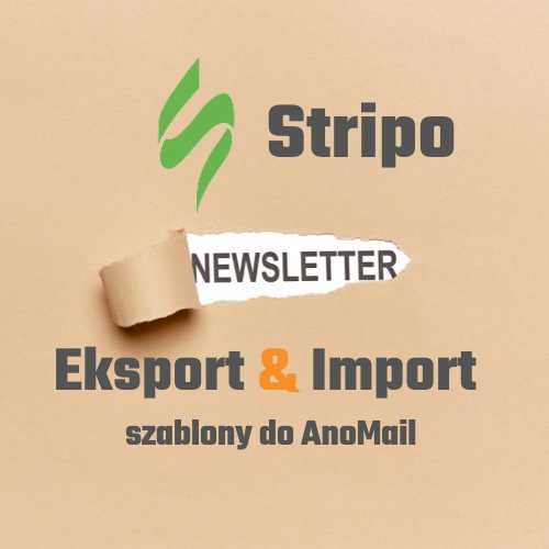 Export i import szablonów Stripo