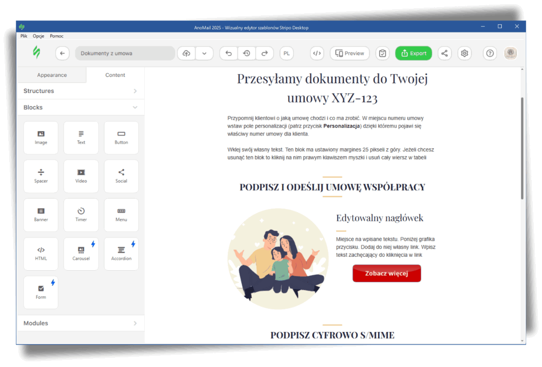 AnoMail 2025 i integracja ze Stripo