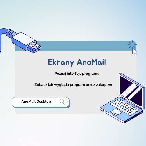 Ekrany programu AnoMail