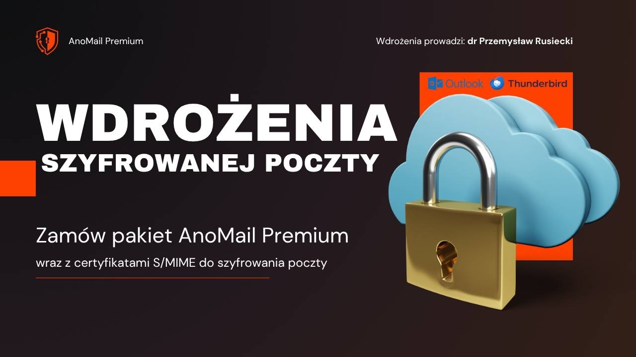 Wdrożenia szyfrowania poczty (S/MIME)