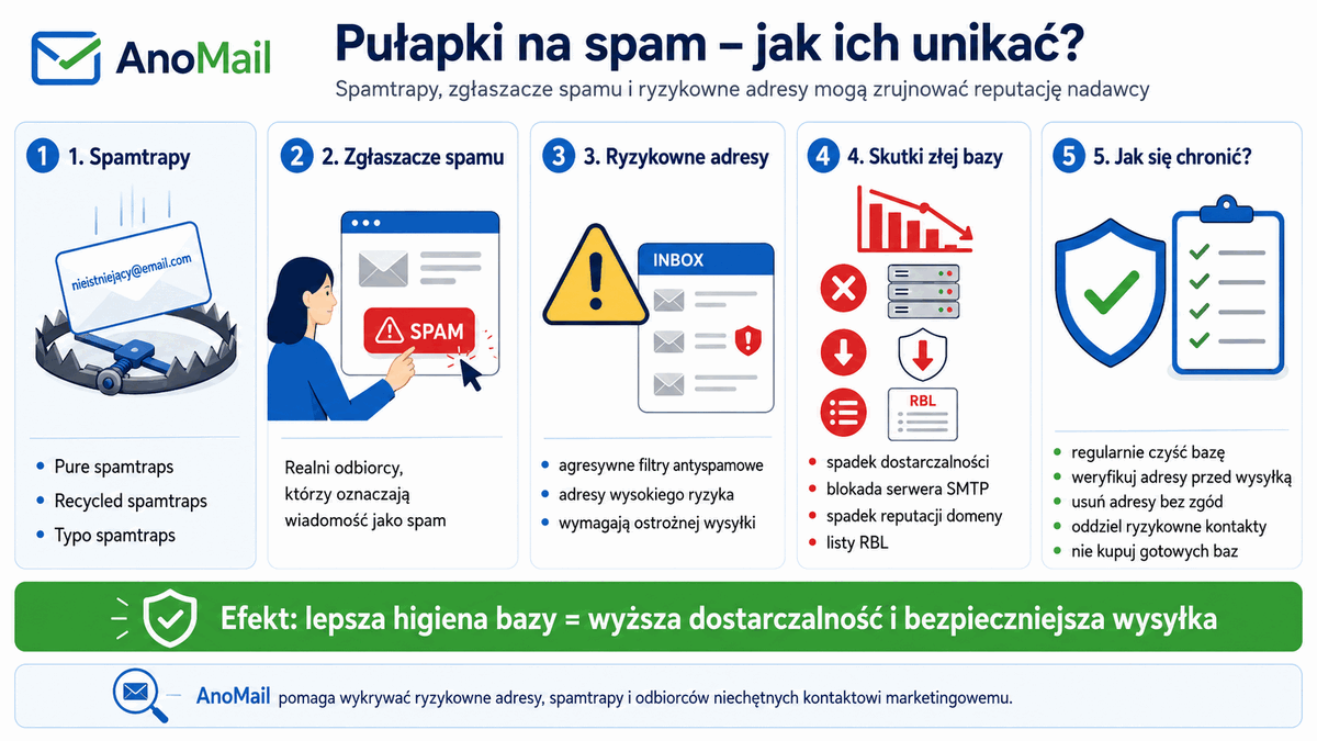 Jak unikać pułapek na spam?