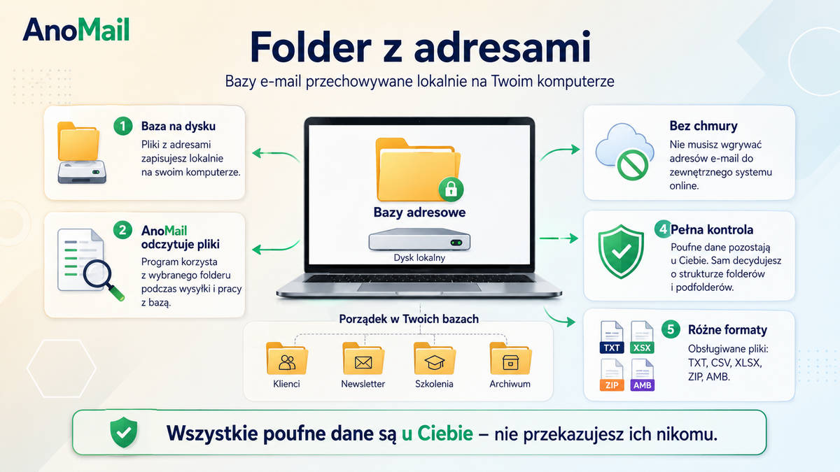 Bazy adresów e-mail w Twoim komputerze