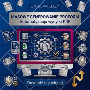 Masowe generowanie proform PDF i wysyłanie seryjne e-mail