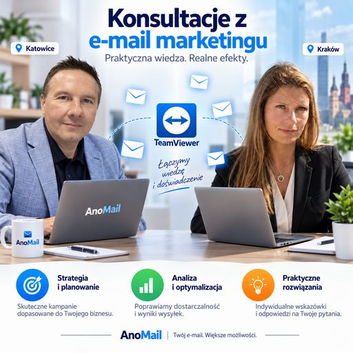 Konsultacje z e-mail marketingu online - dr Przemysław Rusiecki (AnoMail)
